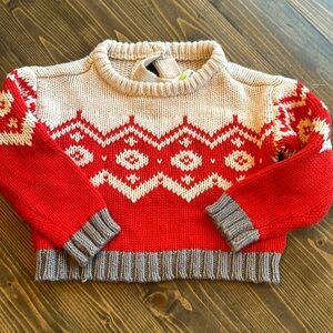 Girls cropped sweater